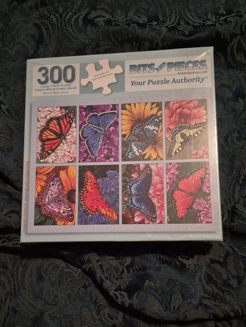 Bits and Pieces 300-Piece Butterflies And Blooms 48604 Brand New Sealed